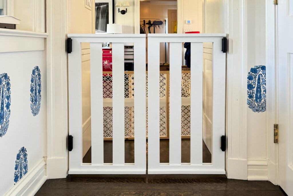 Custom indoor dog gate