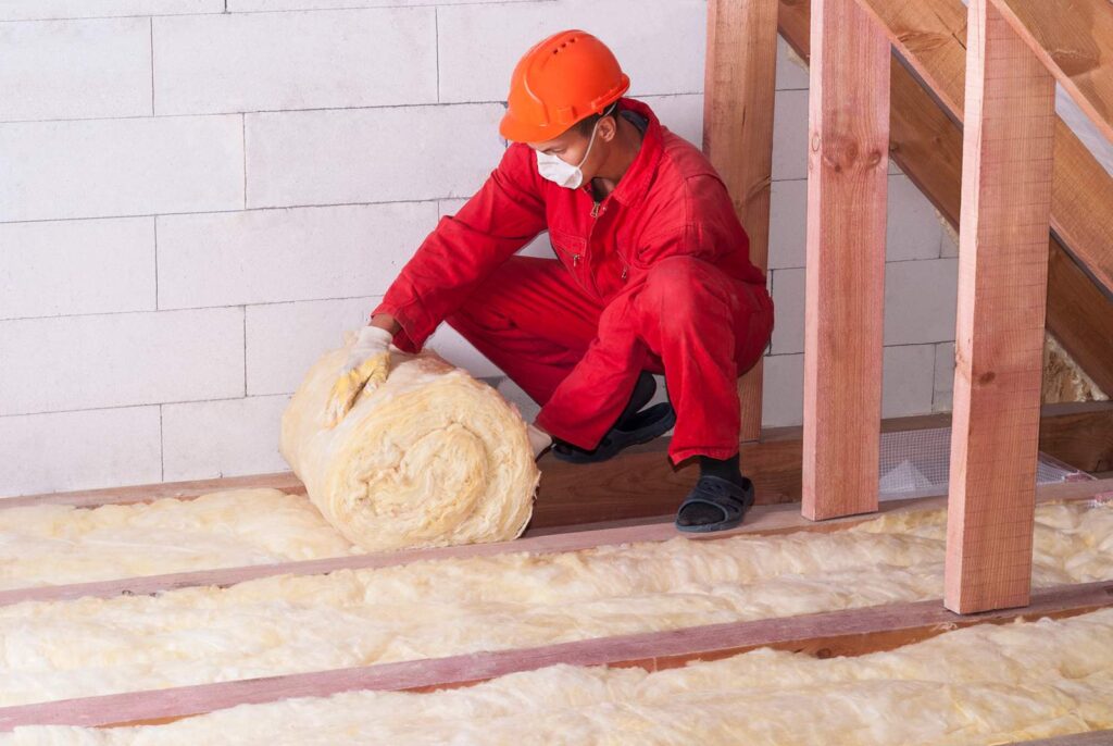 Attic Insulation Installation