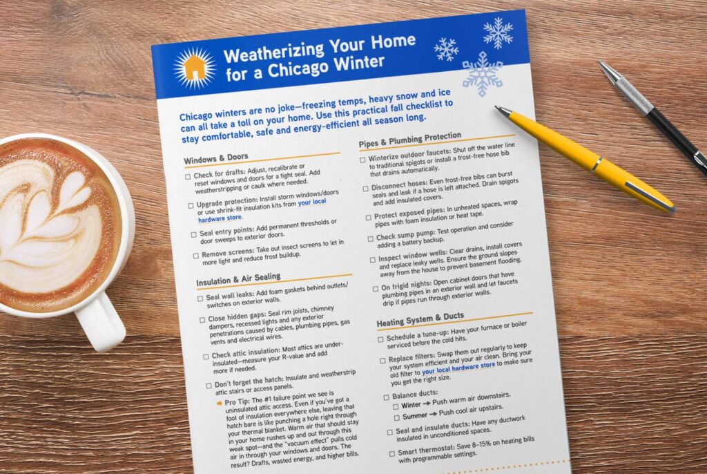 Get Dwell Fall Checklist for Winter Weatherizing your Home in Chicago