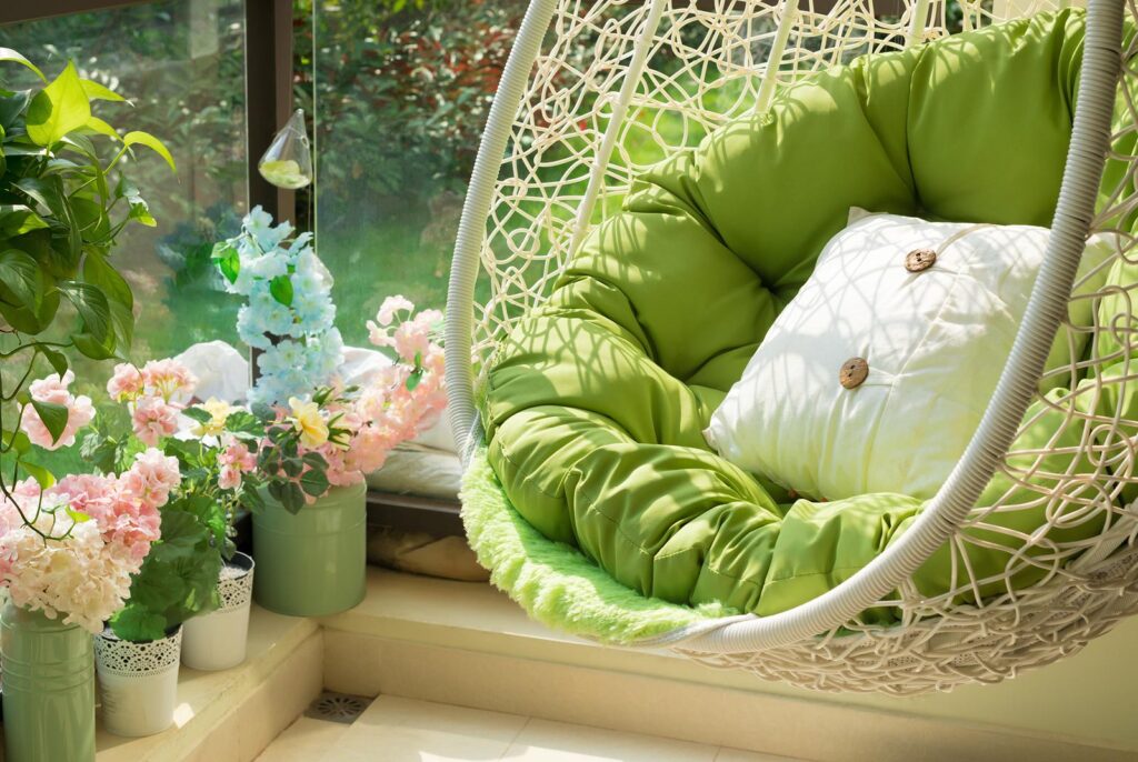 get dwell june 2026 home tip swinging chair